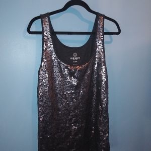 Silver sequin Old Navy tank